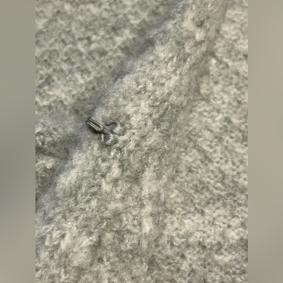 J.Crew Womens Size XL Sweater Preppy Stylish Gray Cardigan Wool Blend New - Picture 4 of 12